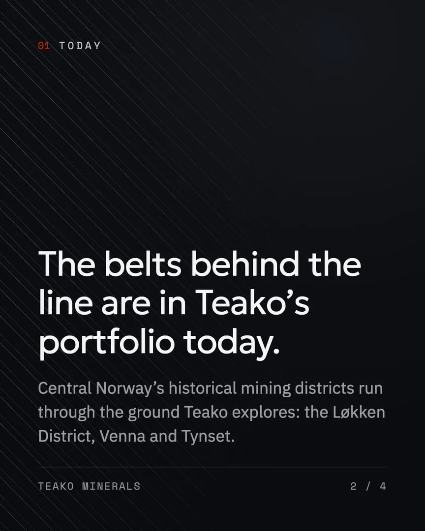 The Thamshavn Line, page 2: “The belts behind the line are in Teako’s portfolio today.”, the mountain lake